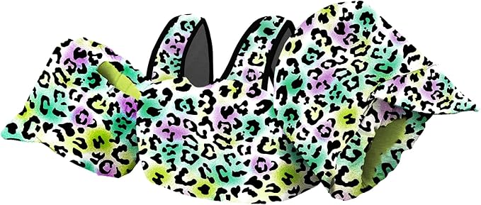 Chriffer Kids Swim Vest Life Jacket for 22-66 Pounds Boys and Girls,for 2-7 Years Old Baby，Leopard