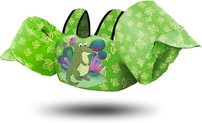 Chriffer Kids Swim Vest Life Jacket for 22-66 Pounds Boys and Girls,for 2-7 Years Old Baby，Green